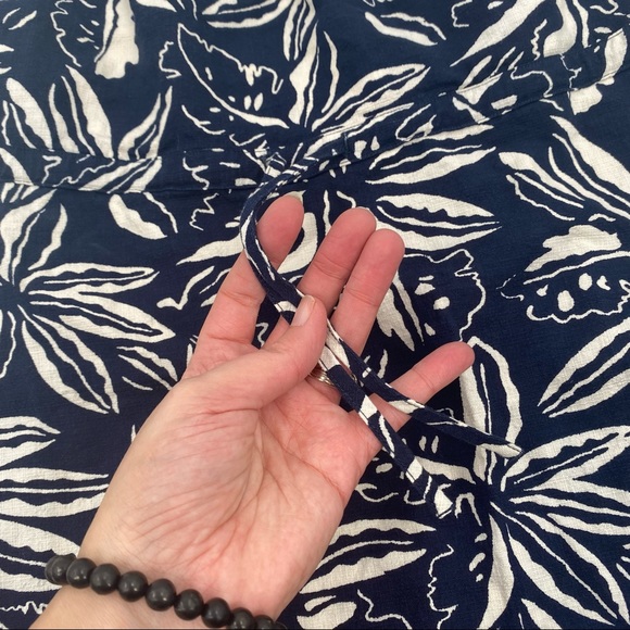 PATAGONIA I Pataloha Limited Edition Tropical Navy Floral Dress Organic Cotton 2 - Picture 8 of 11